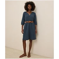 Pact Women's Organic Cotton Coastal Double Gauze Peasant Dress