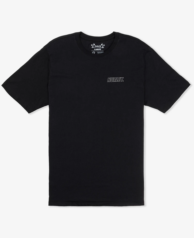 Hurley Men's Fastlane Lined Short Sleeve T-Shirt