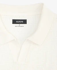 Alfani Men's Geo-Pattern Polo Shirt, Exclusively at Macy's