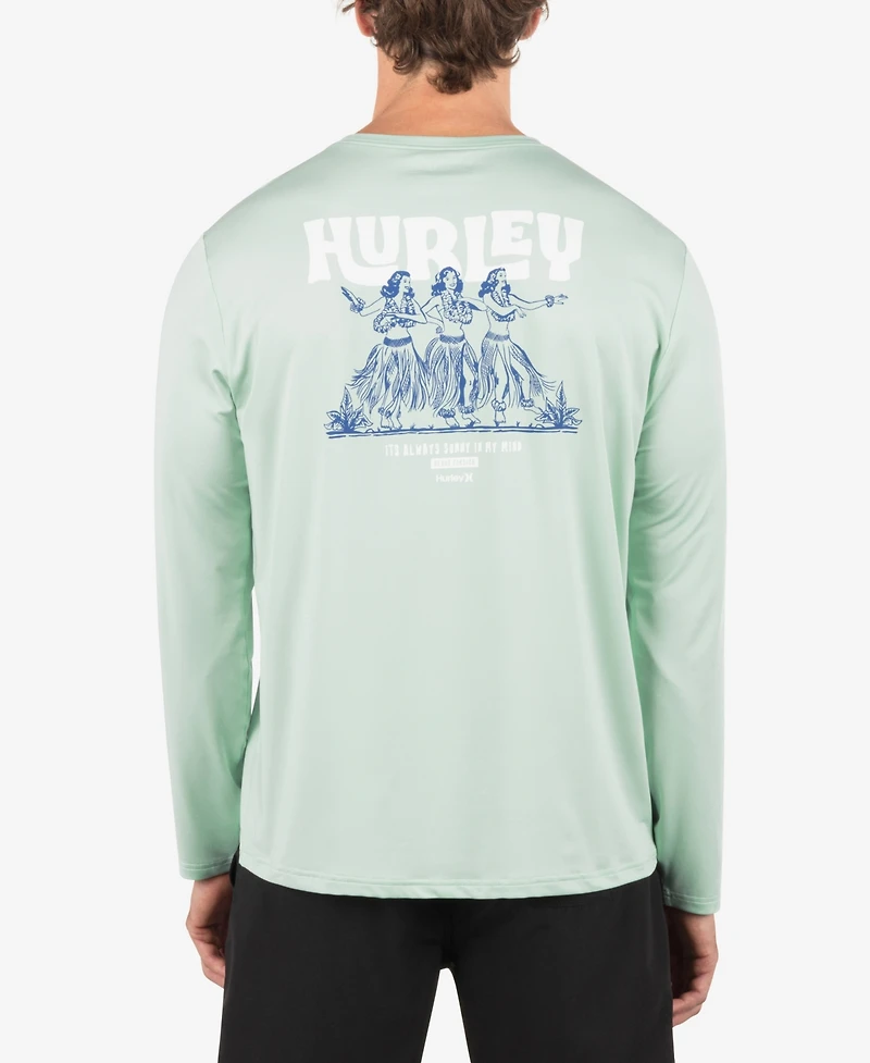 Hurley Men's Hybrid Upf Long Sleeve T-Shirt
