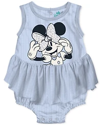Disney Baby Girls Minnie Mouse Skirted Bodysuits, 2 Piece Set