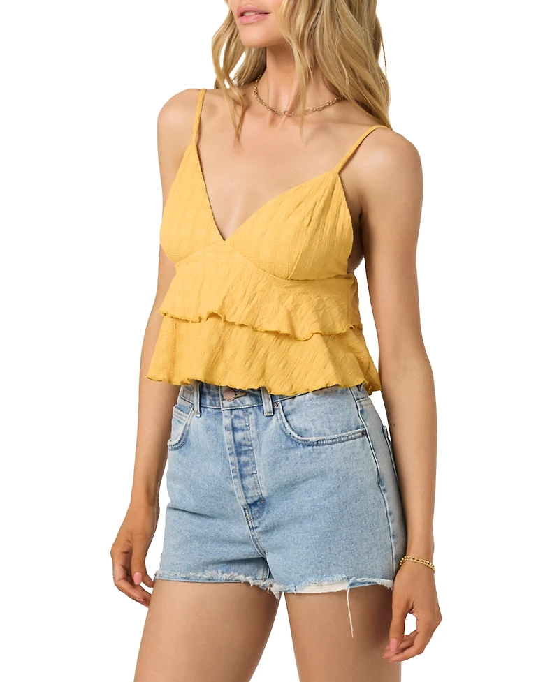 O'Neill Juniors' Chloey Sleeveless Flowy Tank Top