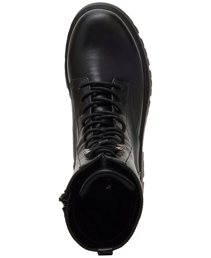 Madden Girl Maisey Lace-Up Combat Booties