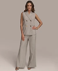 Donna Karan New York Women's Double-Breasted Vest