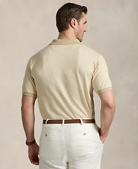Polo Ralph Lauren Men's Big & Tall Houndstooth Jersey Polo Shirt