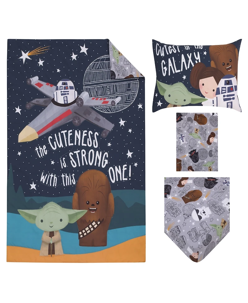 Star Wars Welcome to the Galaxy 4-Pc. Comforter Set, Toddler
