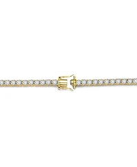 Cubic Zirconia 4mm magnetic lock Tennis Bracelet