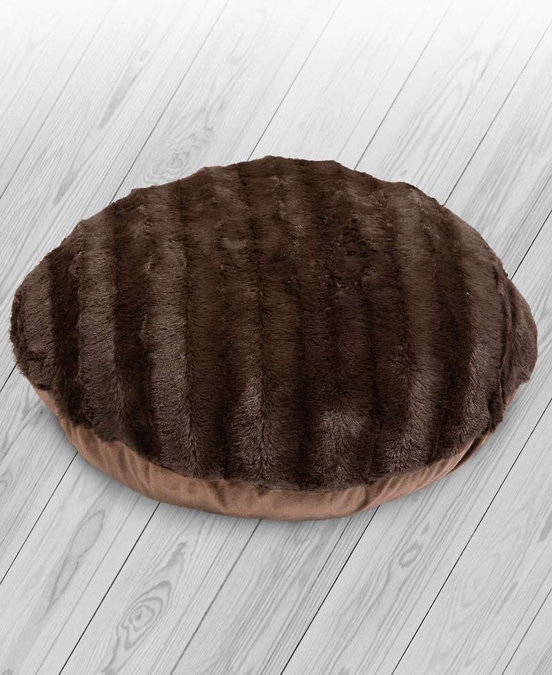 Cheer Collection Decorative Round Deccorative Pillow Set, 18" x