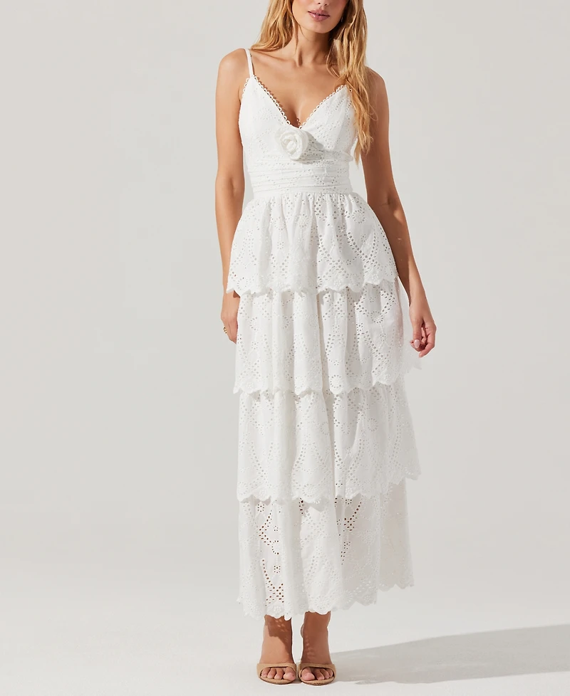 Astr the Label Women's Faeryn Cotton Maxi Dress