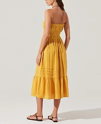 Astr the Label Women's Aubrie Strapless Midi Dress