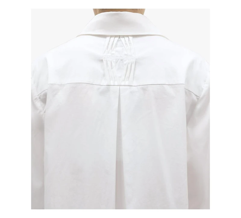 Stella Carakasi Women's Cotton Poplin Pintuck Detail Lucky Star Shirt