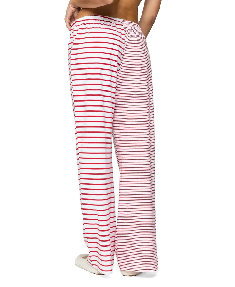 Edikted Women's Laken Mixed Striped Pants