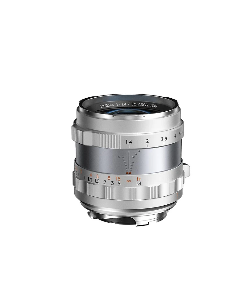 Thypoch Simera 50mm f/1.4 Asph Lens for Leica M, Silver