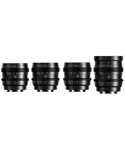 Thypoch Simera-c 28mm, 35mm, 50mm and 75mm T1.5 Prime Cine 4-Lens Kit for Sony E