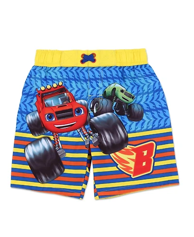 Blaze and the Monster Machines Little Boys Swim Trunks Bathing Suit