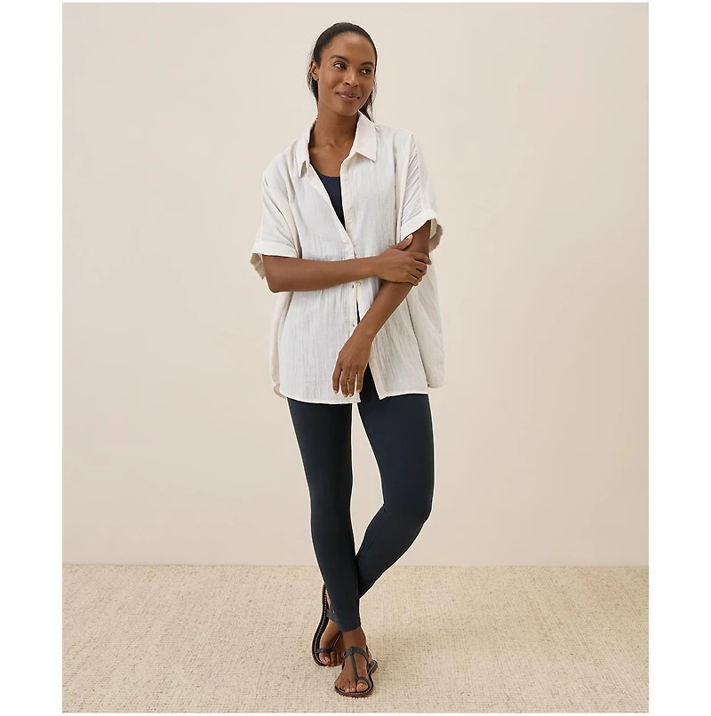 Pact Women's Organic Cotton On the Go-To Legging - Shorty