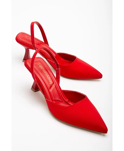 Rae Slingback Kitten Heel Pumps