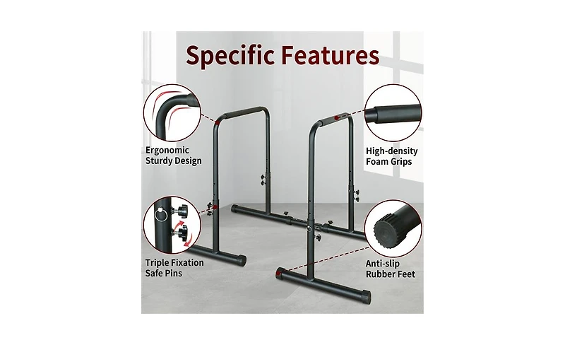Power Tower Pull Up Rod Stand – Adjustable Height, Detachable Bench, Multi-Functional Fitness Training Equipment for Home Gym
