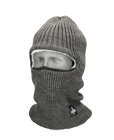 RefrigiWear Men's Sherpa-Lined Balaclava - Insulated Full-Face Winter Mask with Thermal Comfort