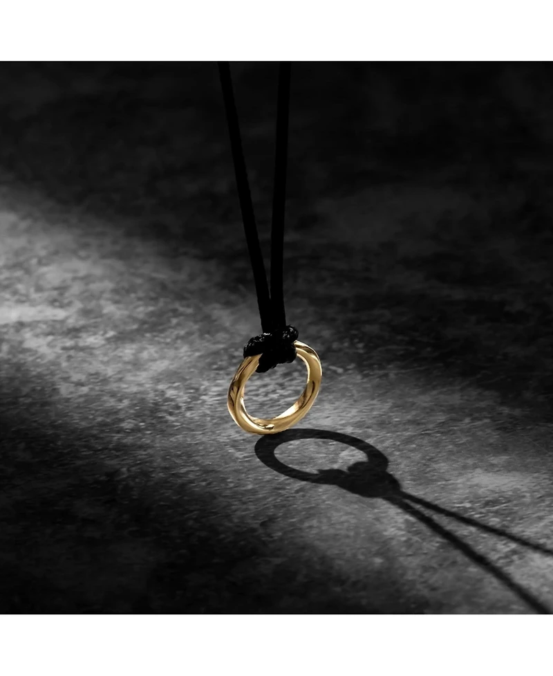 Vincero Men's Gold Kairos Circular Amulet Pendant Necklace, 22"