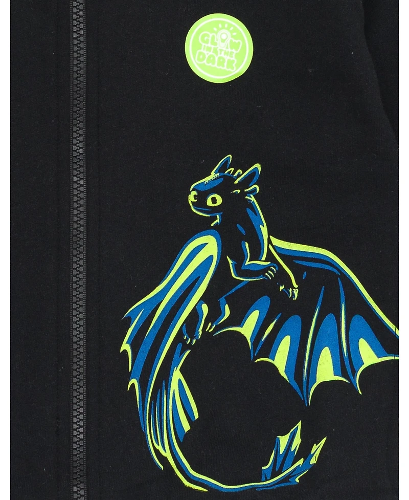 How to Train Your Dragon Toddler Boys Toothless Fleece Cosplay Hoodie