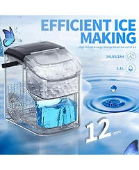 Antarctic Star Nugget Countertop Ice Maker with Soft Chewable
