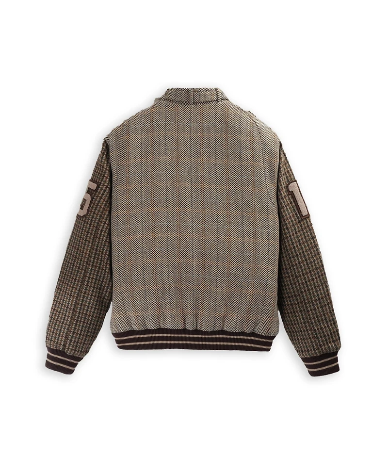 Men's Tweed Varsity Jacket