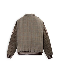 Men's Tweed Varsity Jacket