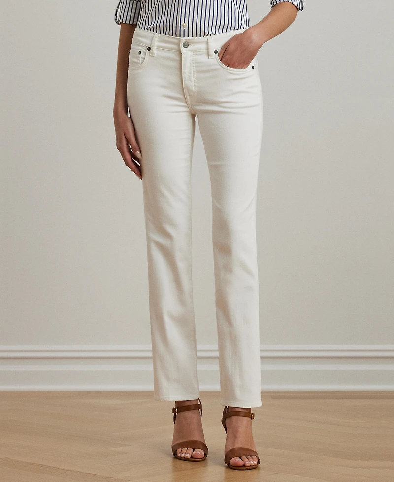 Lauren Ralph Mid-Rise Straight Jean, Regular and Short Lengths
