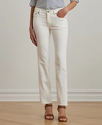 Lauren Ralph Mid-Rise Straight Jean, Regular and Short Lengths