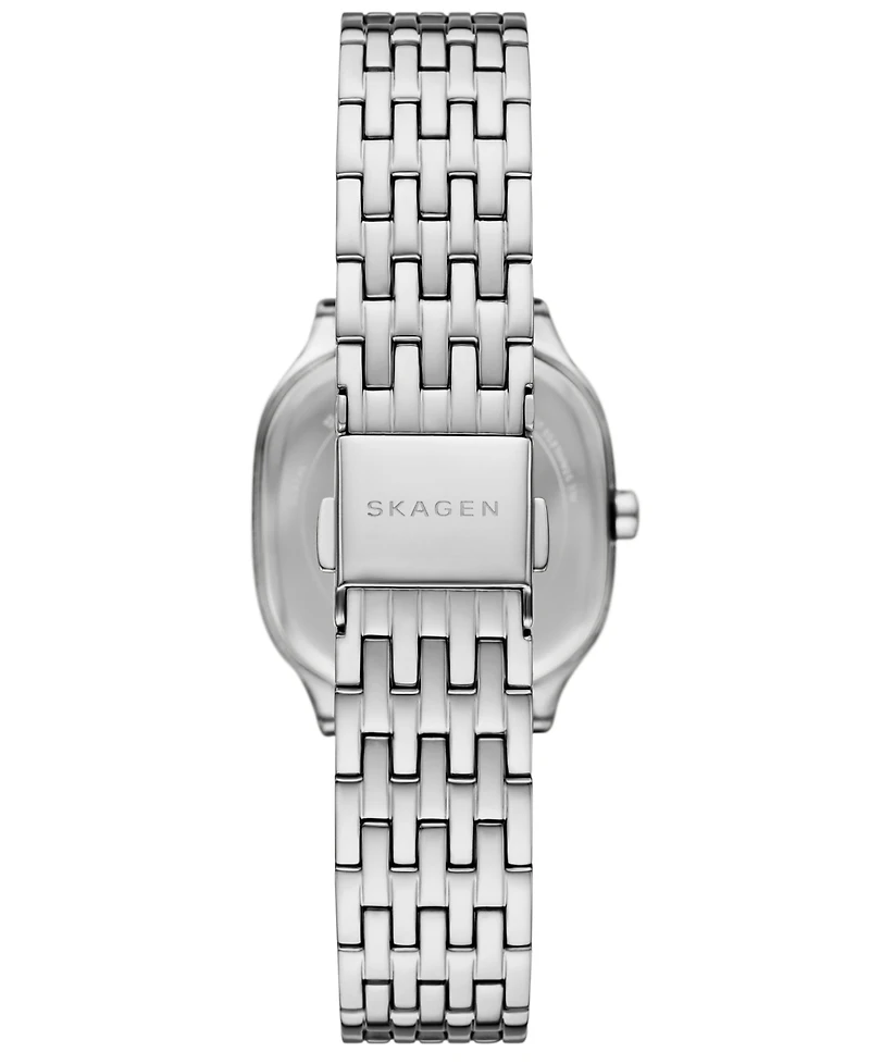 Skagen Women's Mellem Lille Quartz Three-Hand Silver Stainless Steel Watch, 28mm