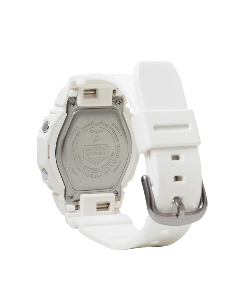 G-Shock Unisex Quartz White Resin Watch, 40.2mm