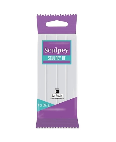 Sculpey Iii Polymer Clay: White