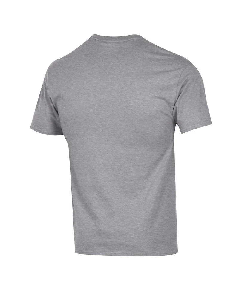 Champion Men's Gray Wisconsin Badgers 2025 Ncaa Frozen Four Women's Ice Hockey Tournament Champions Locker Room T-Shirt