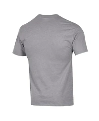 Champion Men's Gray Wisconsin Badgers 2025 Ncaa Frozen Four Women's Ice Hockey Tournament Champions Locker Room T-Shirt
