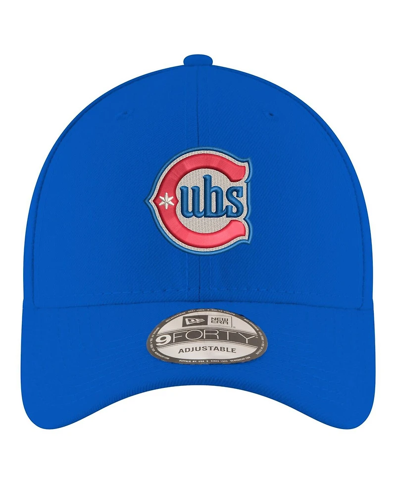 New Era Men's Royal Chicago Cubs Blues 9FORTY Adjustable Hat