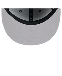 New Era Men's Black Pittsburgh Penguins State Stitch 59FIFTY Fitted Hat