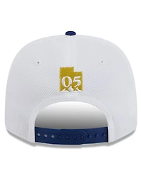 New Era Men's White/Blue Real Salt Lake 2025 Jersey Hook 9SEVENTY Stretch-Snap Hat