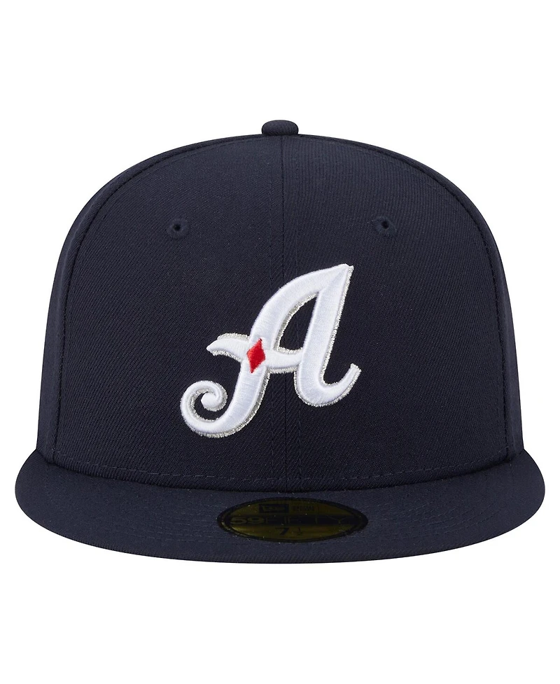 New Era Men's Navy Reno Aces Authentic Collection 59FIFTY Fitted Hat