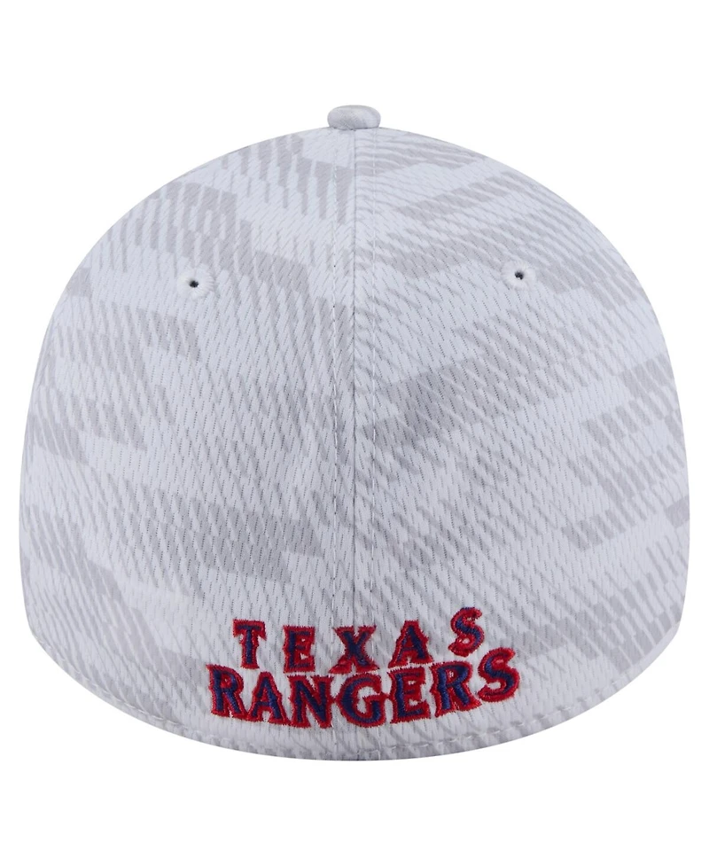 New Era Men's White Texas Rangers Graded 39THIRTY Stretch Fit Hat