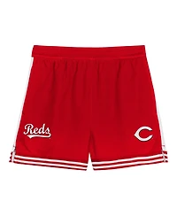 Outerstuff Toddler Gray/Red Cincinnati Reds Pinch Hitter Infielder T-Shirt and Shorts Set