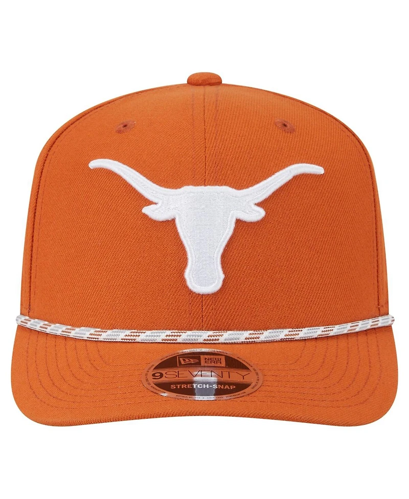 New Era Men's Texas Orange Texas Longhorns Gameday Multi-Rope 9SEVENTY Stretch-Snap Hat