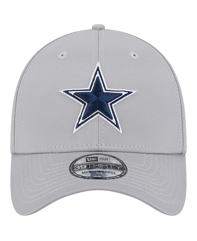 New Era Men's Gray Dallas Cowboys Active 39THIRTY Flex Hat