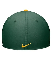 Nike Men's Green Baylor Bears On-Field True Performance Baseball Fitted Hat