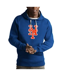Antigua Men's Royal New York Mets Victory Pullover Hoodie