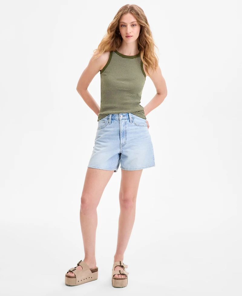 Levi's Women's Cotton Cinch-Waist Denim Shorts