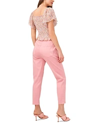 1.state Women's Paperbag-Waist Slim Pants