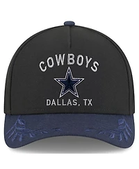 New Era Men's Black/Navy Dallas Cowboys 2025 Nfl Draft 39THIRTY Flex Hat