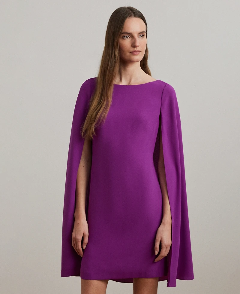Lauren Ralph Lauren Women's Georgette Cape Dress