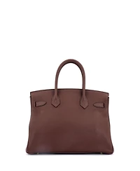 Pre-Owned Hermes Birkin 30 Handbag Clemence with Gold Hardware